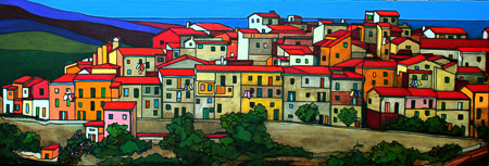 40x120 Tramonto a Capoliveri