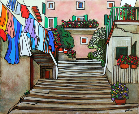 50x60 Panni stesi a Marciana