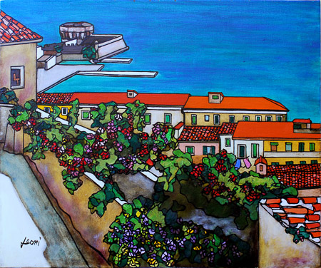 50x60 Veduta dalla garitta