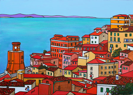 50x70 Veduta Rio Marina
