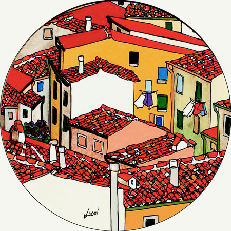 60 Tondo Porto Azzurro scorcio