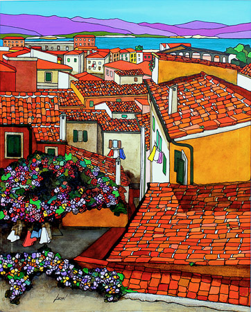 80x100 Panorama dai Vigilanti